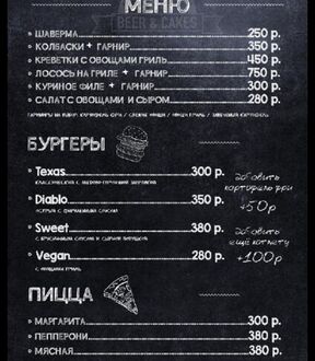Меню