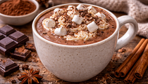 Лучший напиток для просмотра вечернего кино зимним вечером - простой рецепт горячего шоколада всего за пару минут