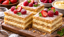 Ресторанный, сладкий тортик из Франции - 