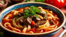 Мой любимый рецепт Лагмана с говядиной для всей семьи, без лишних хлопот