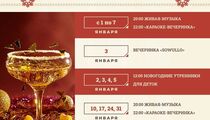 Новогодние праздники в ресторане «Федина дача»
