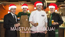 Рождественские и новогодние ланчи и новые сорта пива в ресторане-пивоварне «Bryggeri Helsinki»