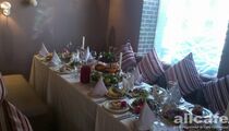 Банкетное накрытие ресторана Фьюжн