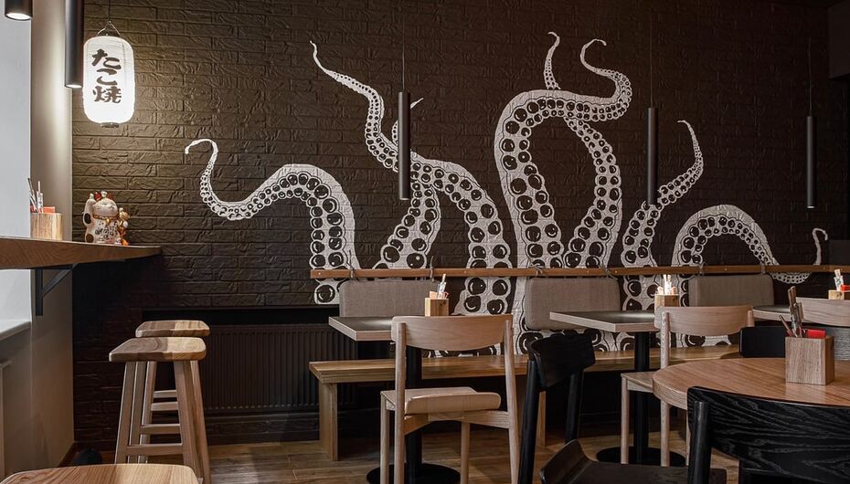 Кафе Такояки