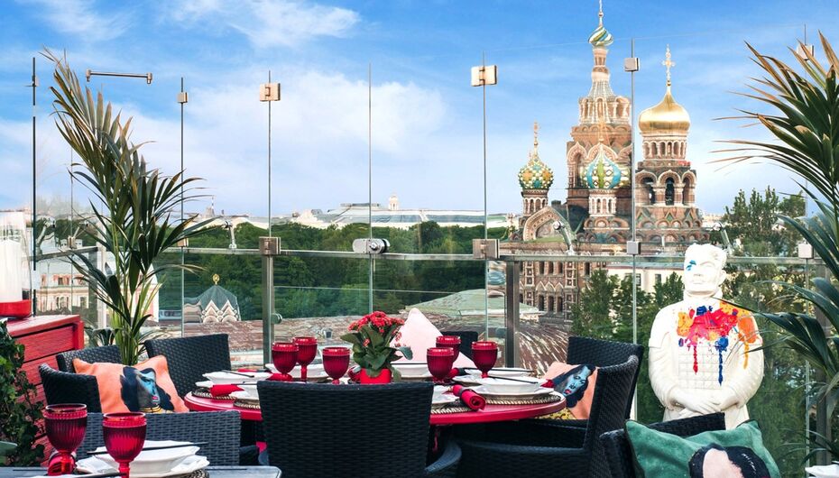 Летняя терраса ресторана Китайская Грамота