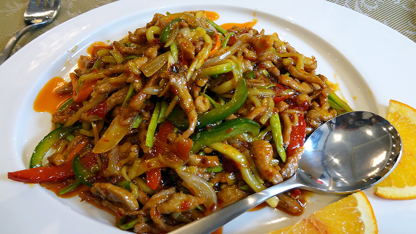 Утиное филе в сладко-остром соусе