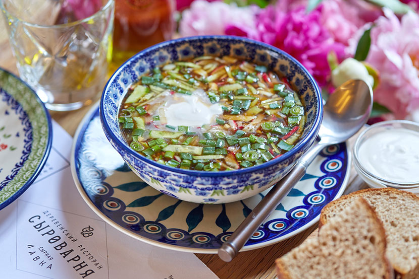 Окрошка от ресторана «Сыроварня»