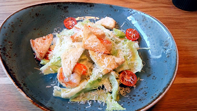 Цезарь с креветками