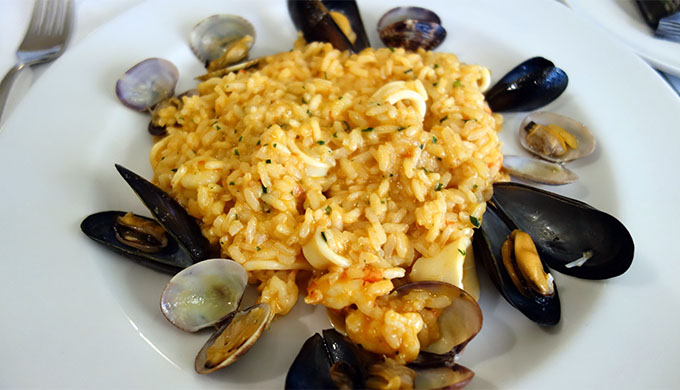 Ризотто с морепродуктами