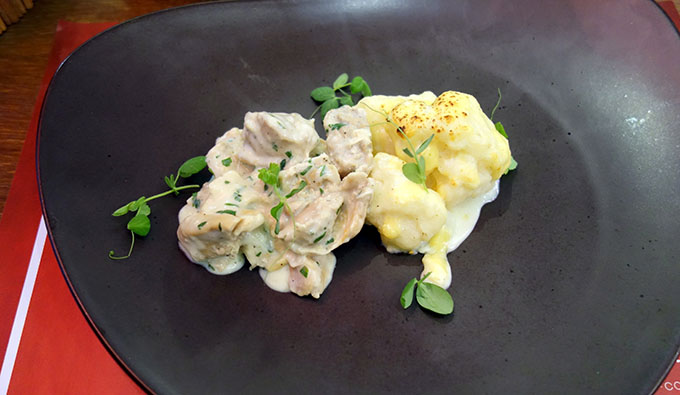 Жаркое из кролика с гратеном