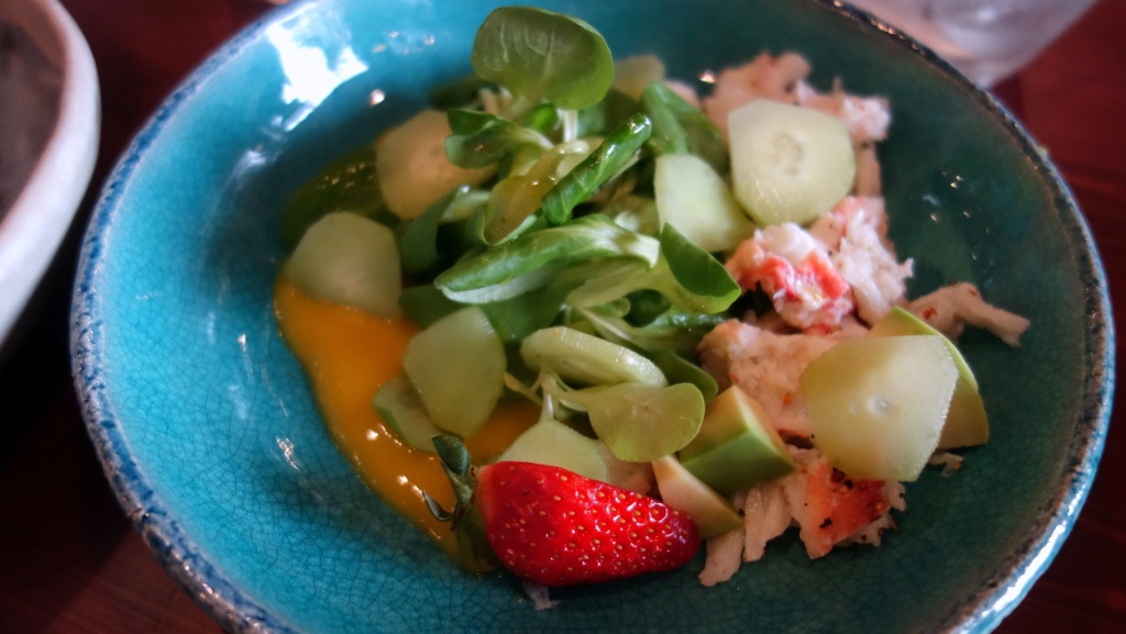 Салат с крабом