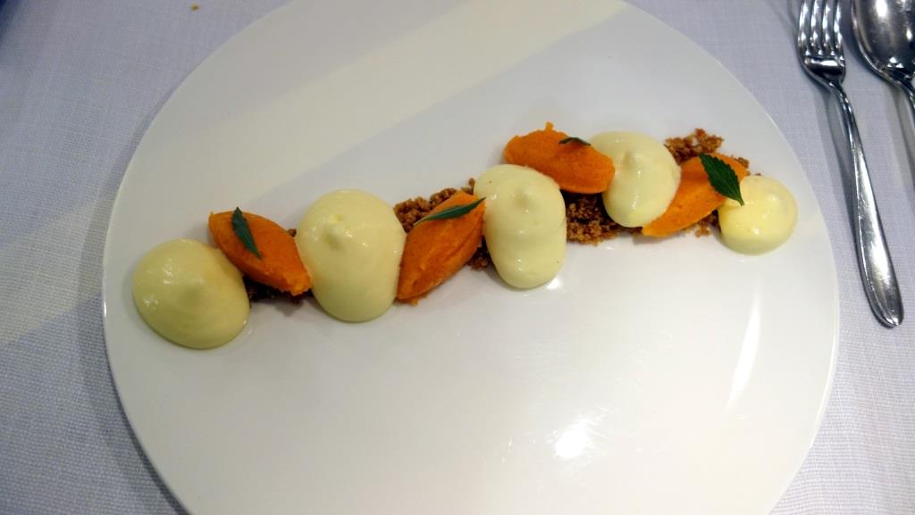 Тыква сладкая, с сырным кремом и стевией