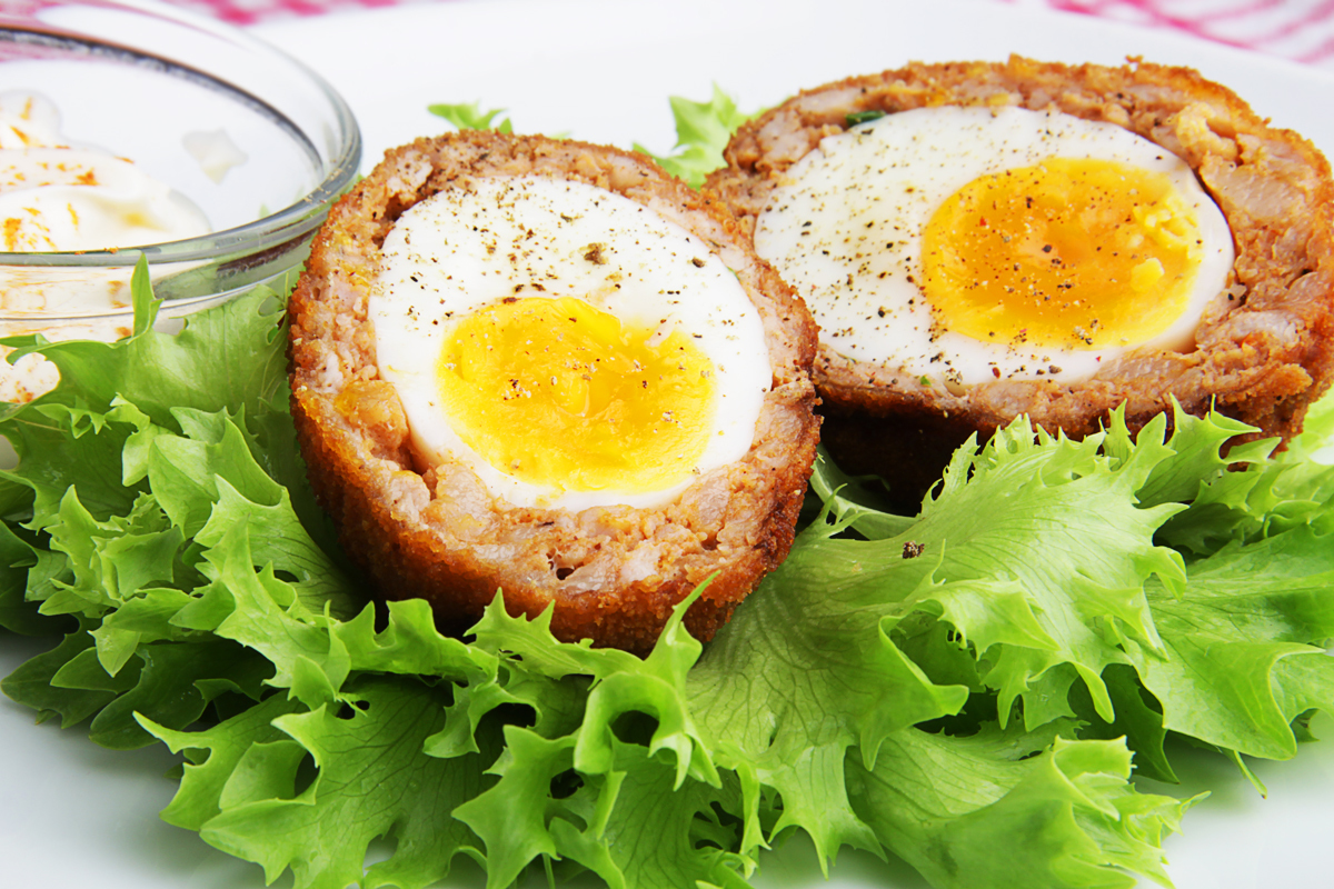 Вкусные блюда из яиц - яйца по-шотландски