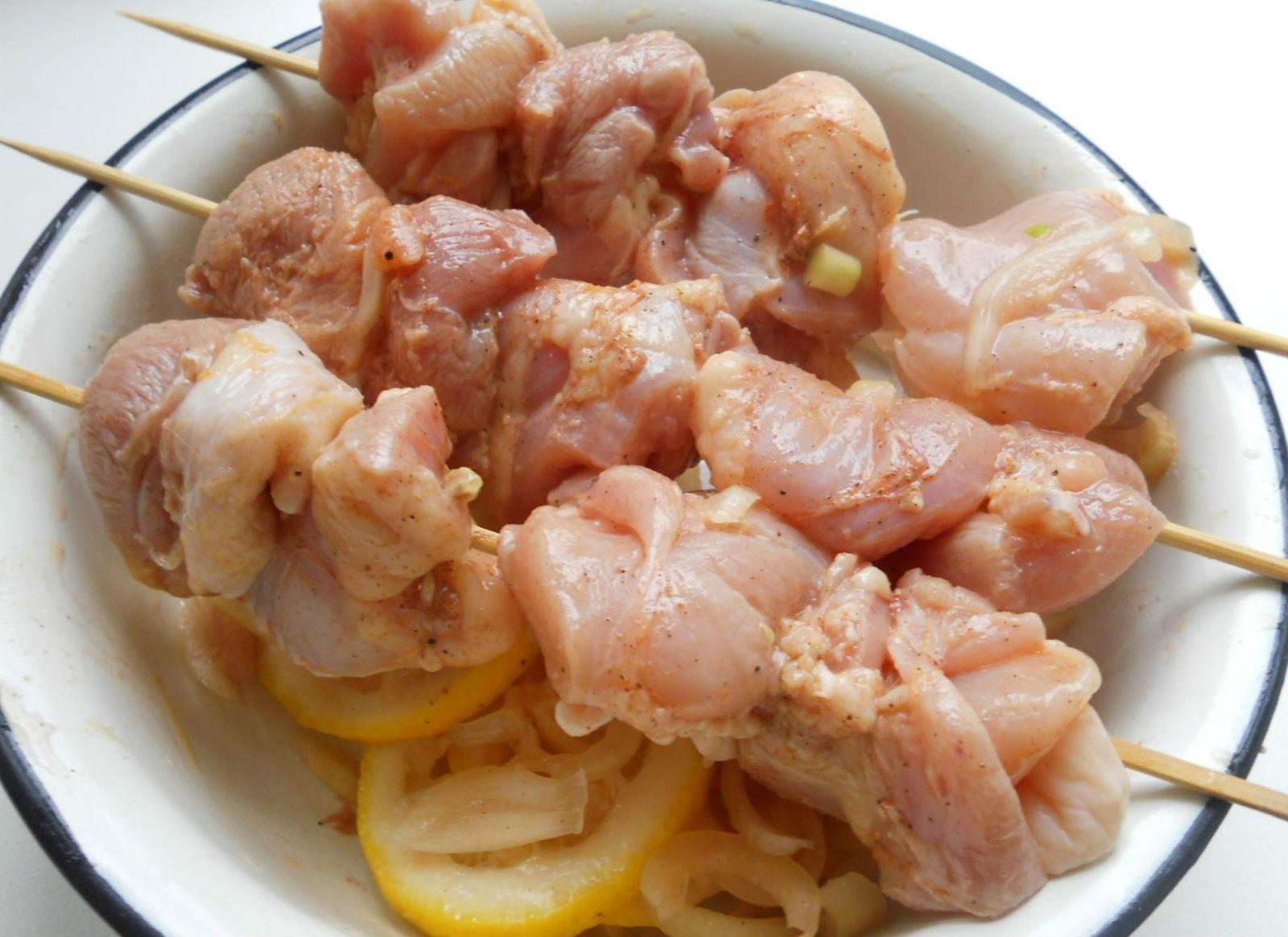 Маринад мяса для шашлыка из курятины